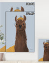 Delightful Alpacas III - Cottage Canvas Wall Art