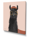 Delightful Alpacas IV - Cottage Canvas Wall Art