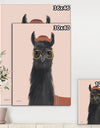 Delightful Alpacas IV - Cottage Canvas Wall Art