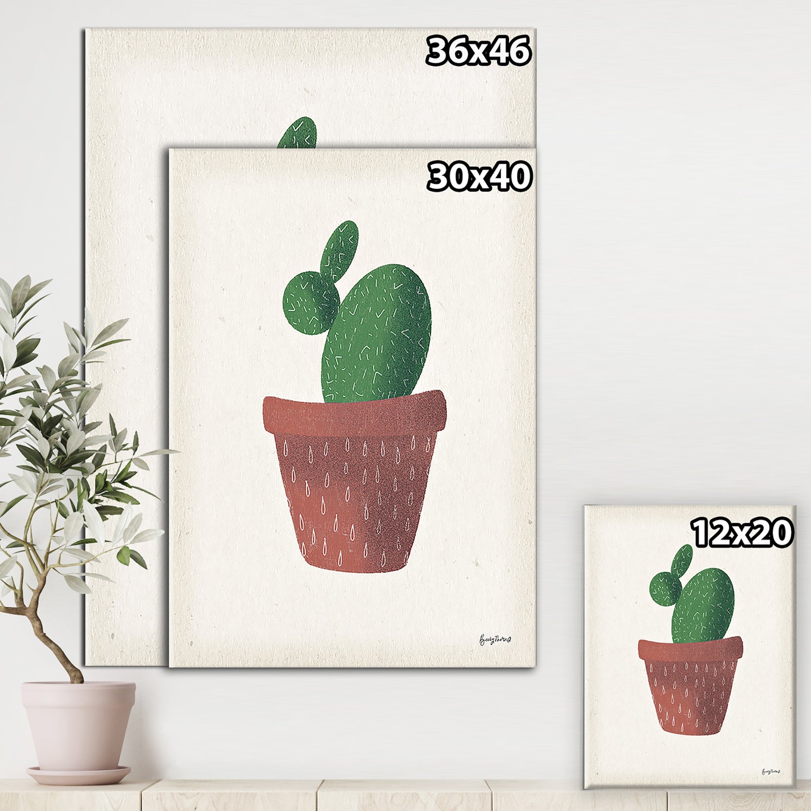 Greenhouse II - Cottage Canvas Wall Art
