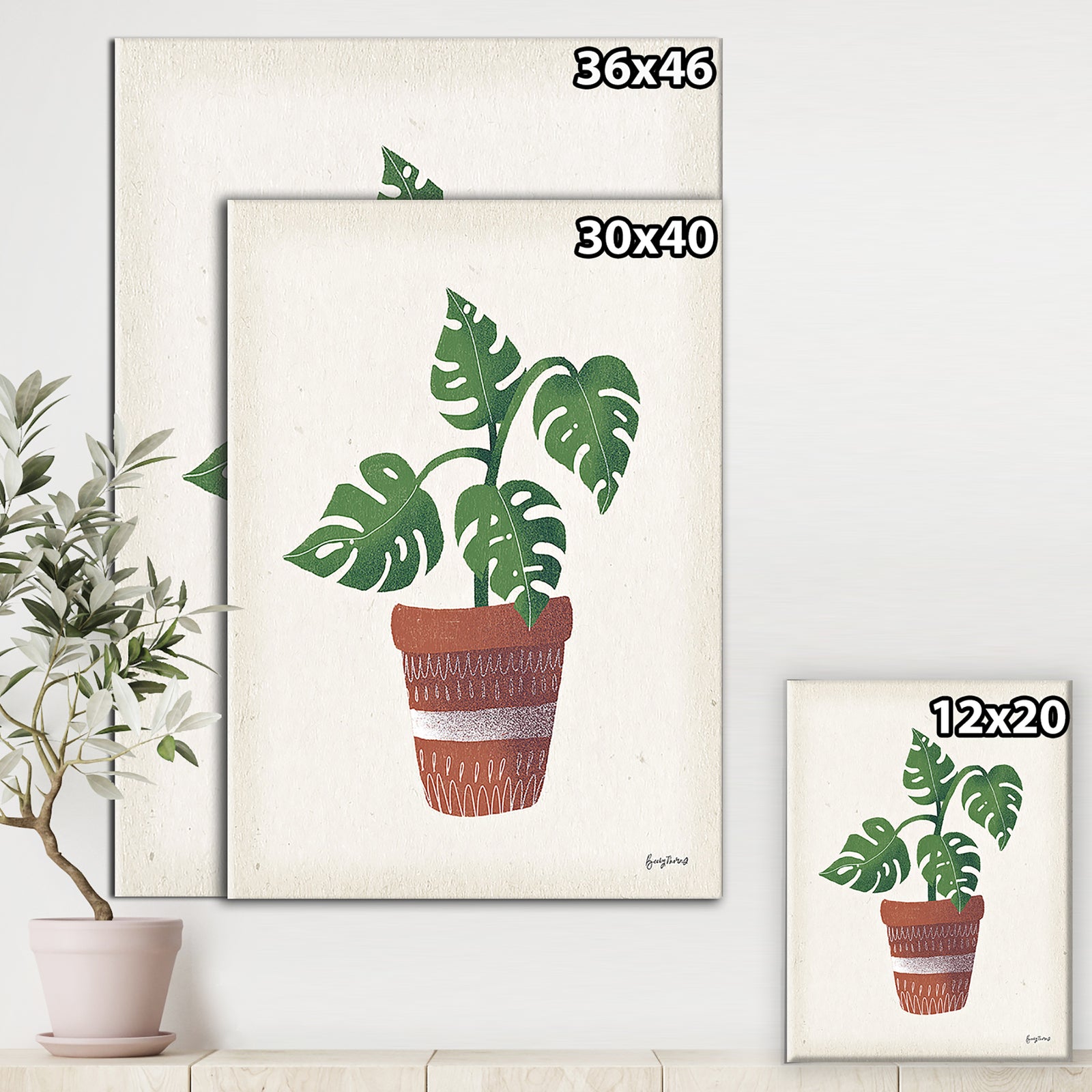 Greenhouse III - Cottage Canvas Wall Art