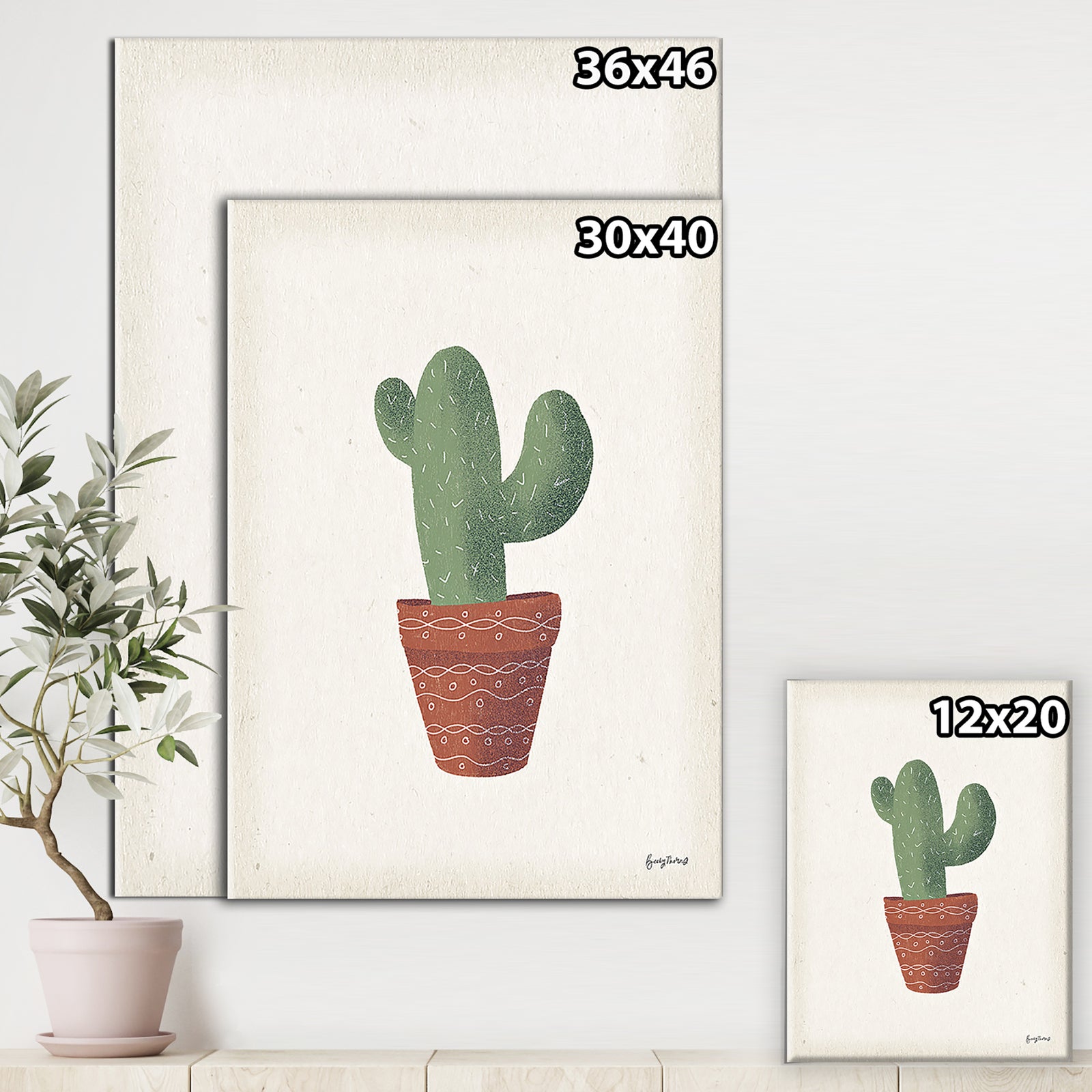 Greenhouse IV - Cottage Canvas Wall Art