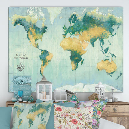 RW Golden Earth - Cottage Canvas Wall Art
