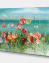 RW Coastal Poppies - Cottage Canvas Wall Art