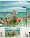 RW Coastal Poppies - Cottage Canvas Wall Art