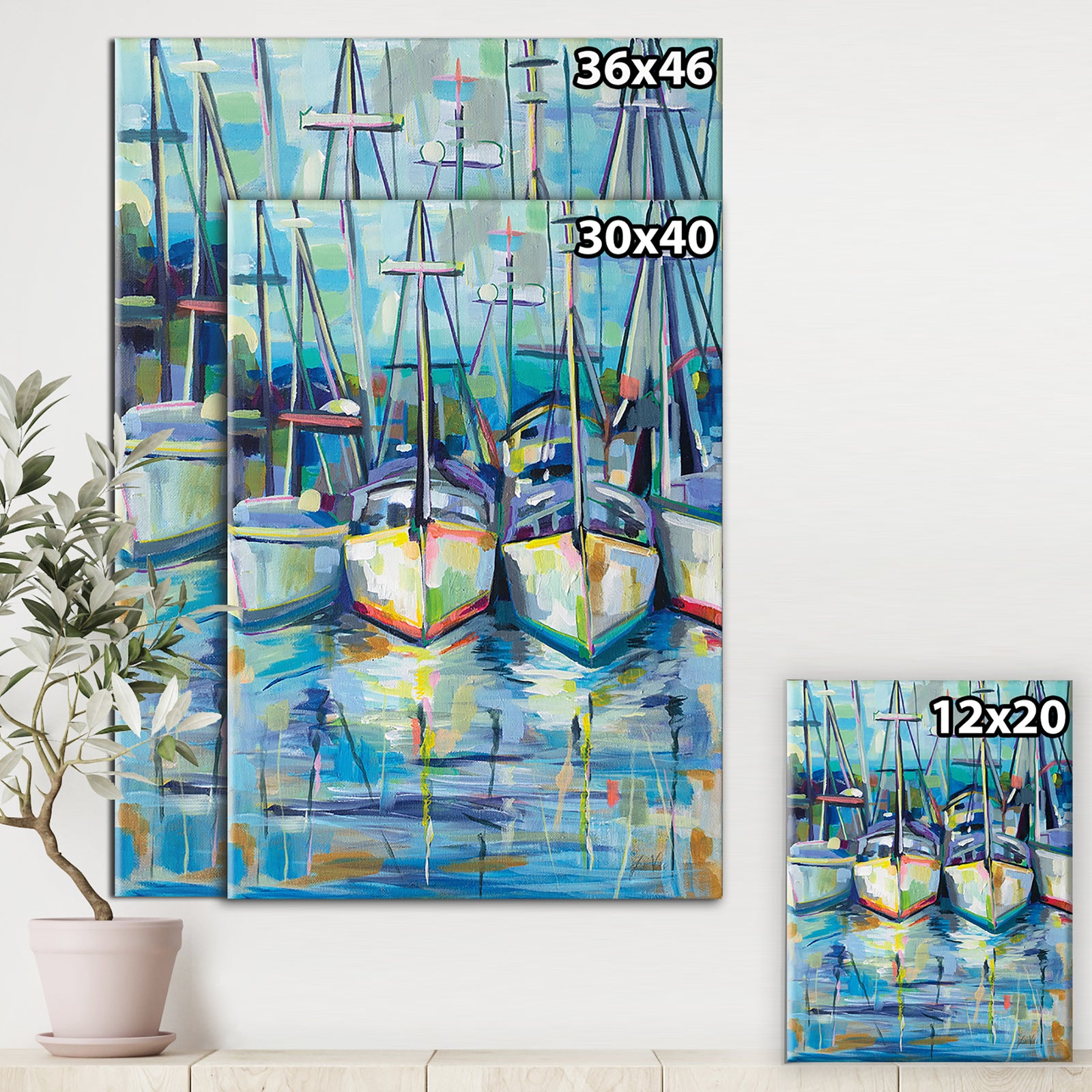 Morning Dock - Cottage Canvas Wall Art