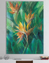 Porch Den 'RW Bird of Paradise II - Tropical Canvas Wall Art