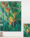 Porch Den 'RW Bird of Paradise II - Tropical Canvas Wall Art