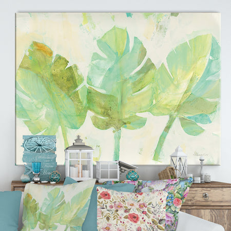 Tropical Trio - Cottage Canvas Wall Art
