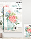 WA Pastel Flower Market II - Cottage Canvas Wall Art