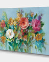 Country Florals - Cottage Canvas Wall Art