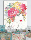 A Floral Figures I - Cottage Canvas Wall Art