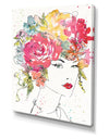 A Floral Figures I - Cottage Canvas Wall Art