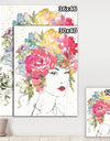 A Floral Figures I - Cottage Canvas Wall Art