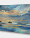 Pacific Sunset - Cottage Canvas Wall Art