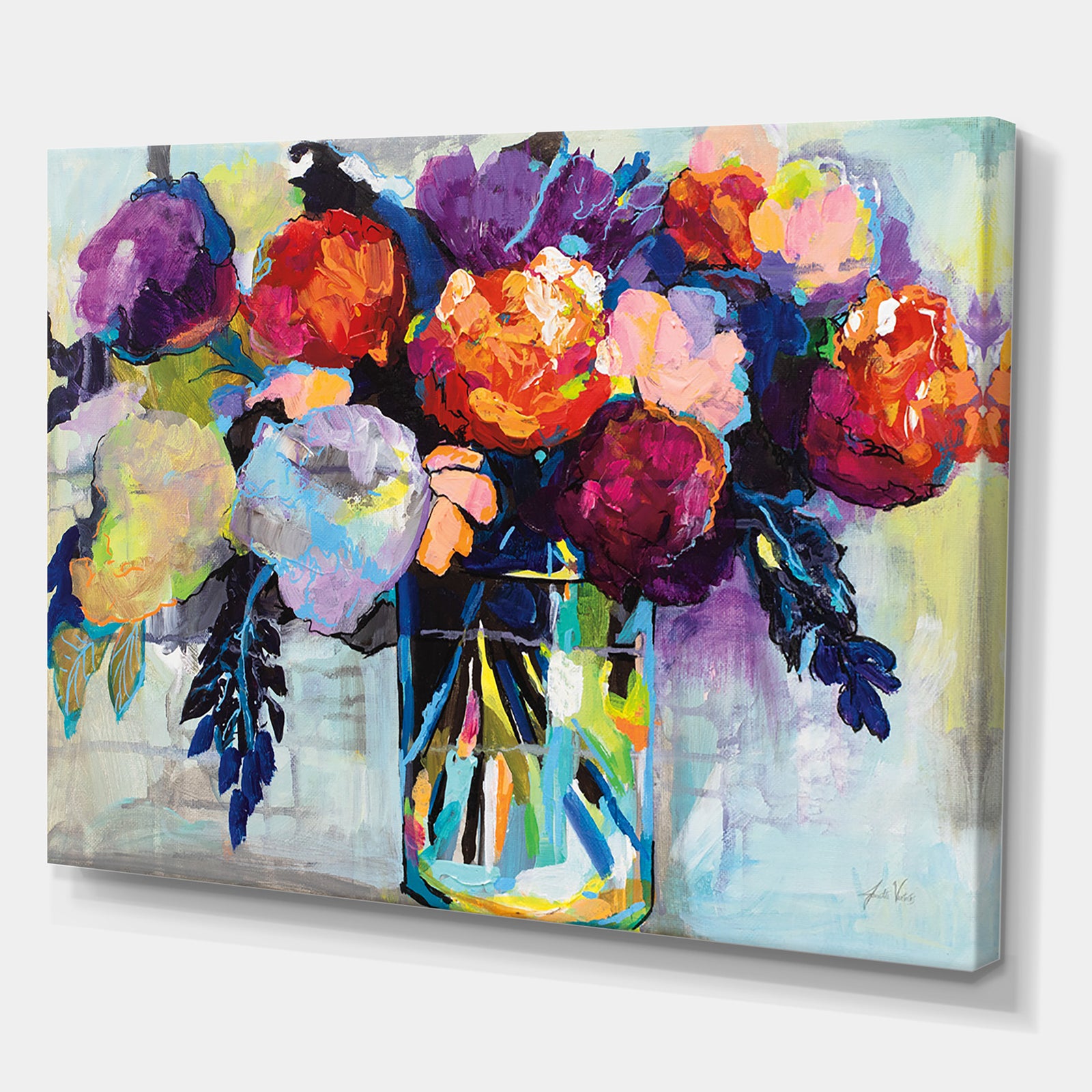 Birthday Celebration - Cottage Canvas Wall Art