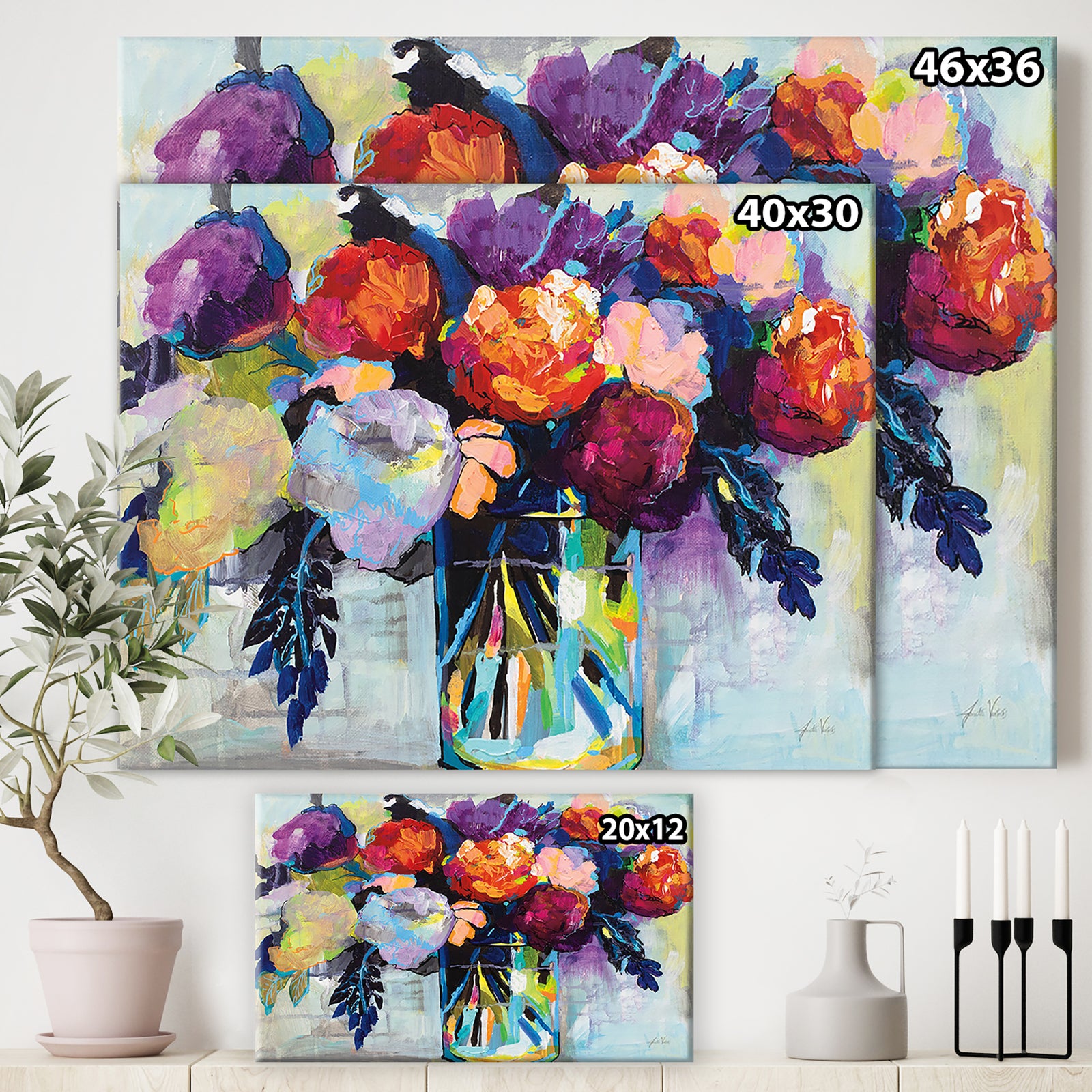 Birthday Celebration - Cottage Canvas Wall Art