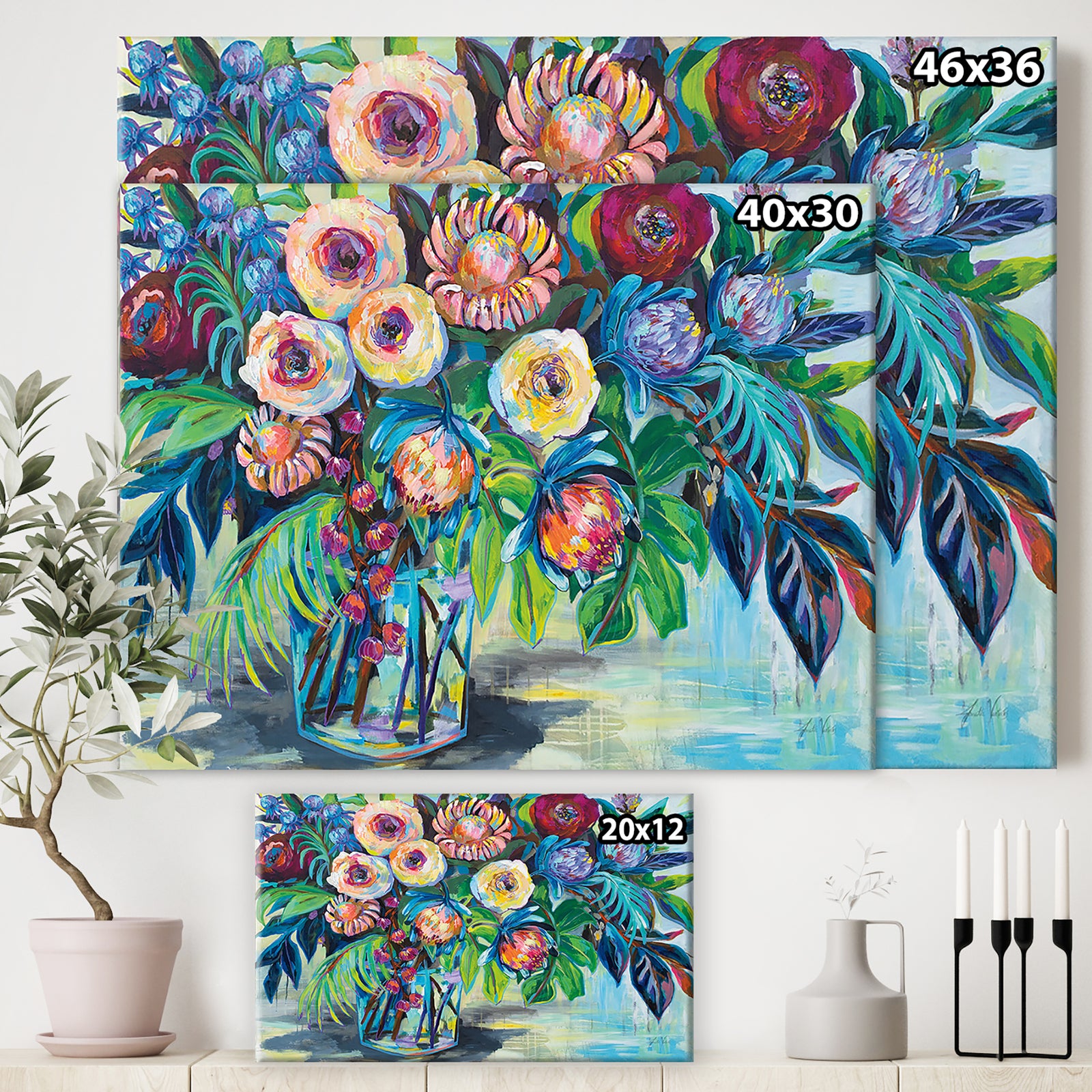 Key West - Cottage Canvas Wall Art