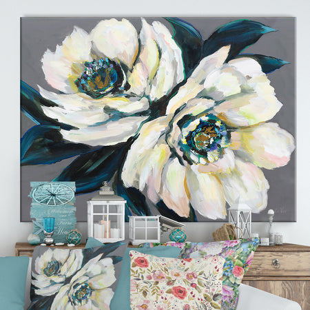 Peonies - Cottage Canvas Wall Art