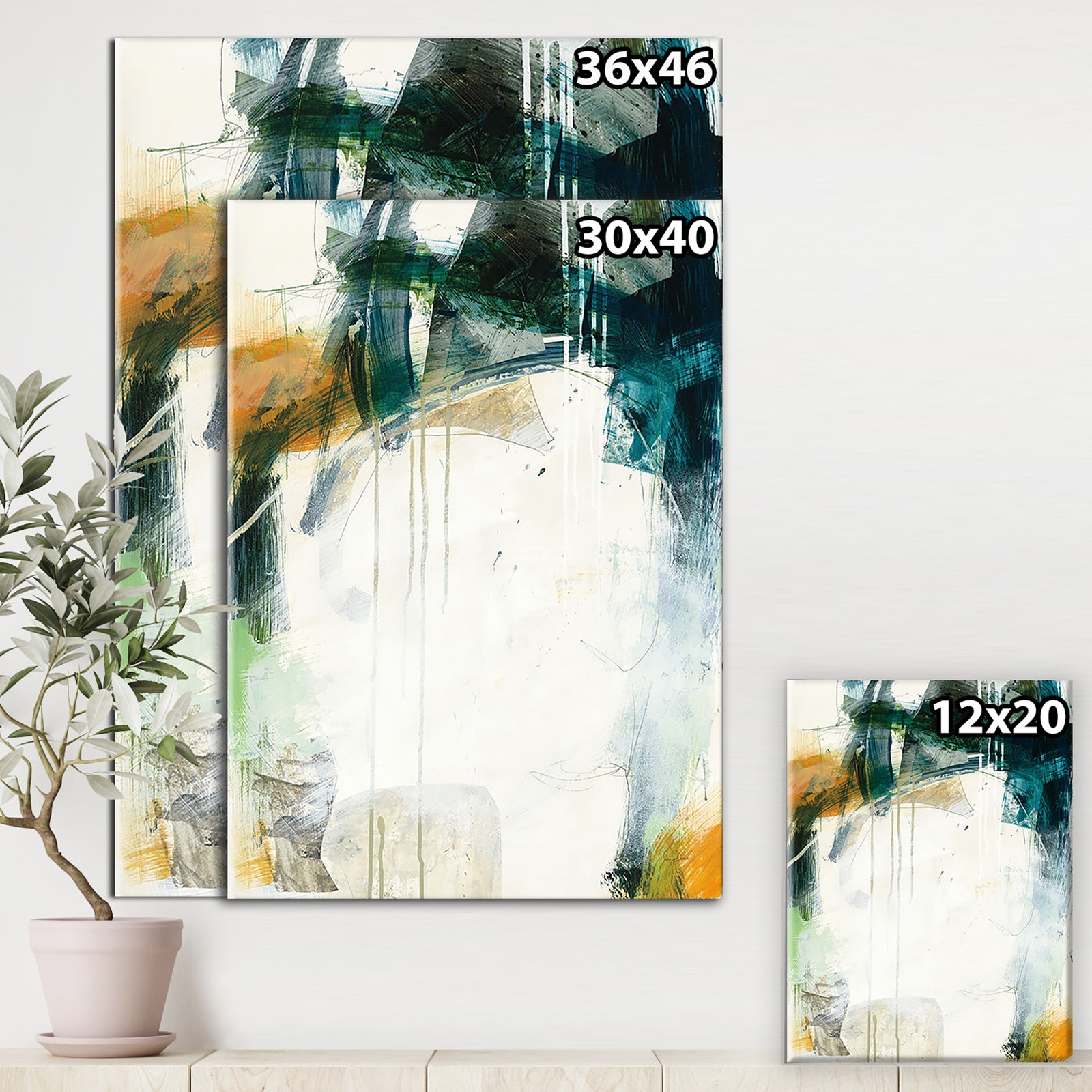 Turbulence I - Modern Canvas Wall Art