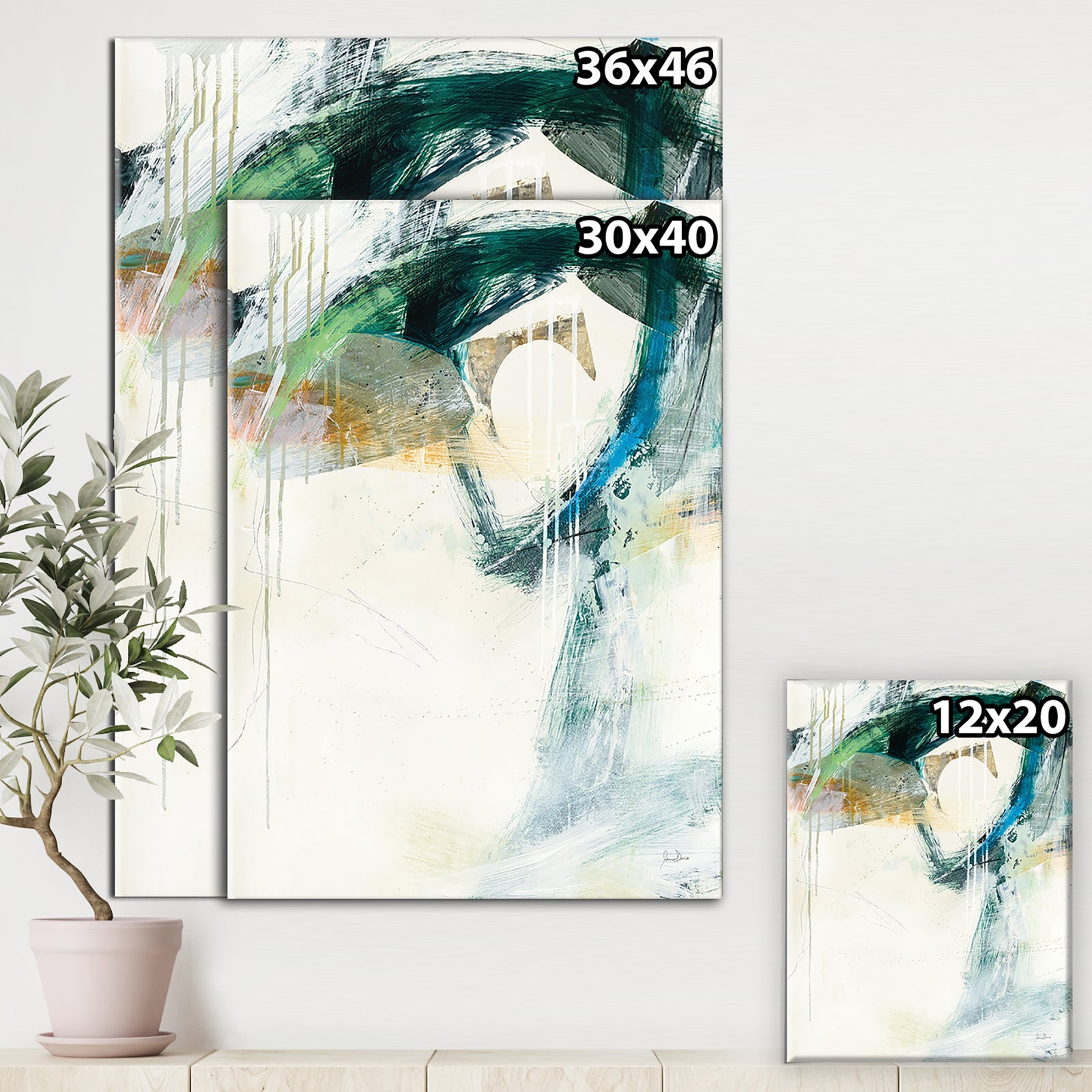 Turbulence III - Modern Canvas Wall Art