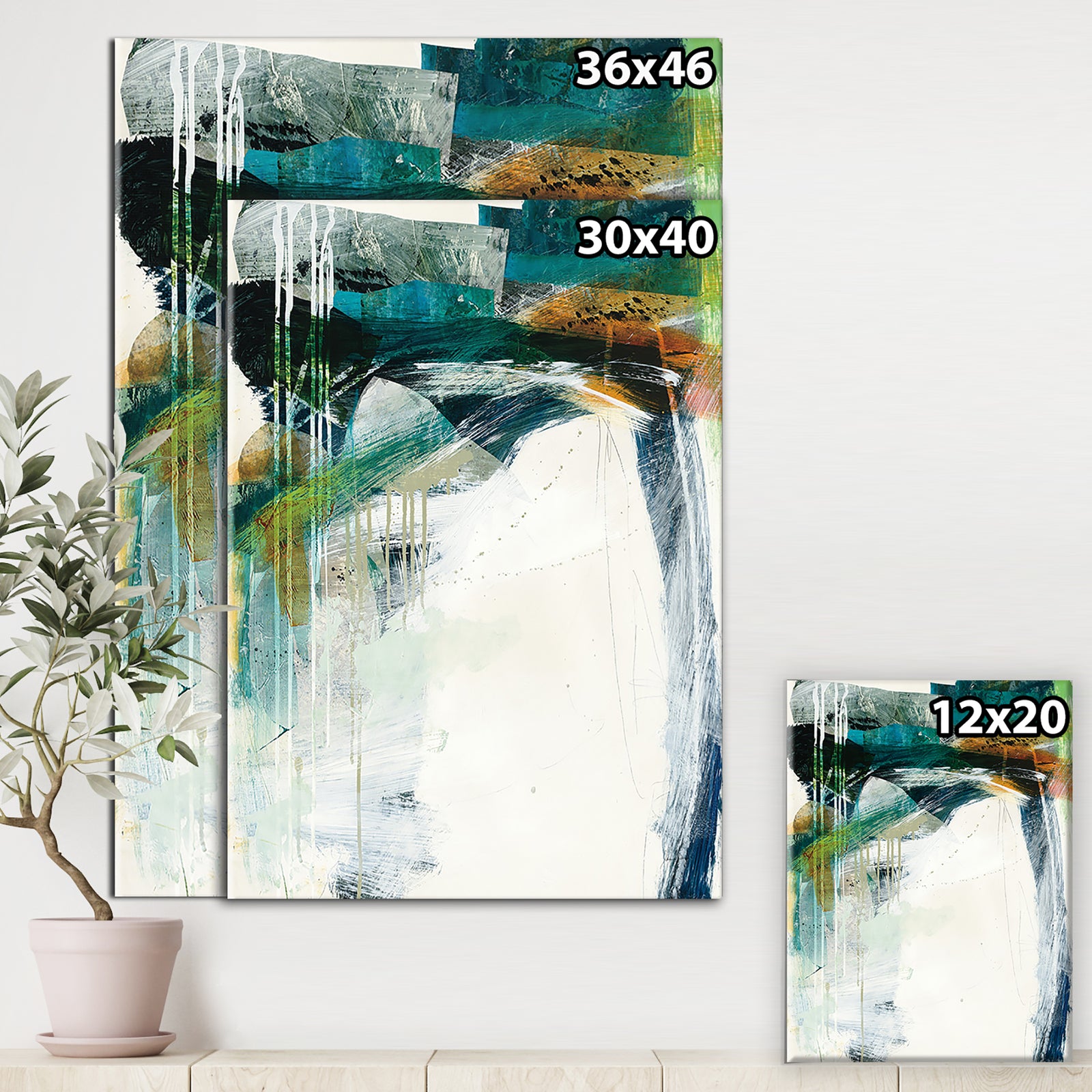 Turbulence IV - Modern Canvas Wall Art