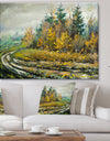 River on a Decline - Landscape Canvas Art Print