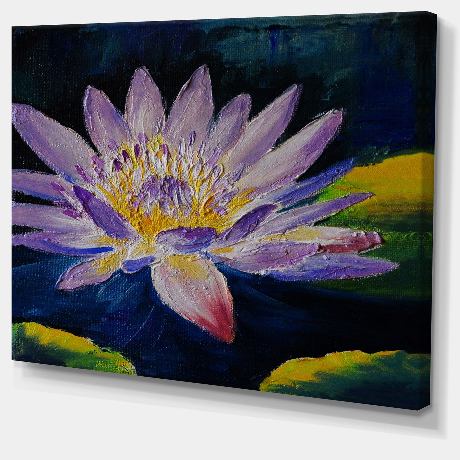 Purple Lotus Flower - Floral Canvas Print