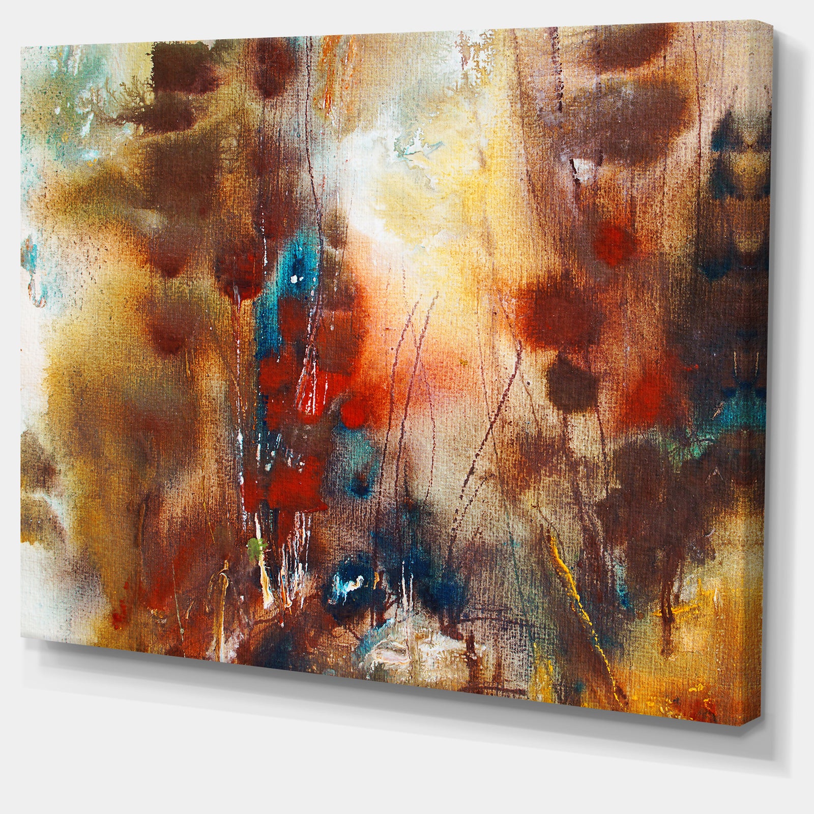 Artistic Brown - Abstract Canvas Artwork