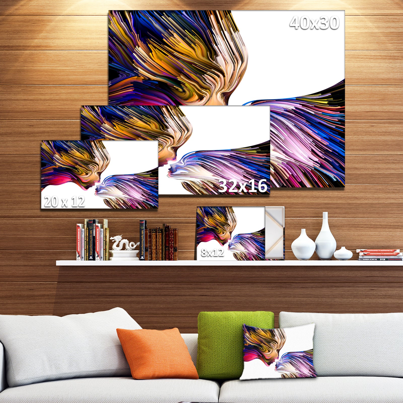 Metaphorical Mind Painting - Contemporary Canvas Print