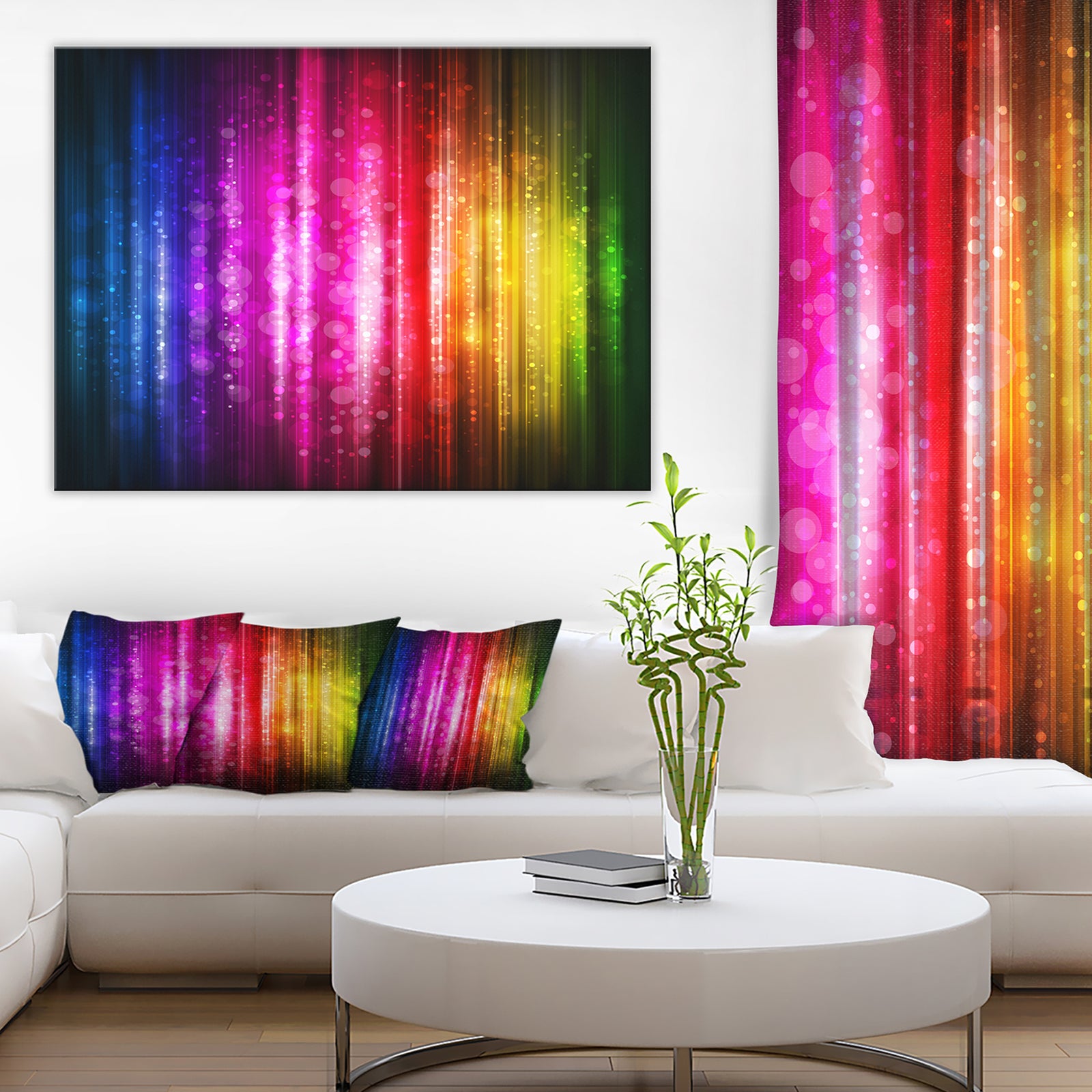 Glowing Background - Abstract Canvas Artwork
