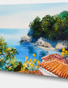 House near the Sea - Landscape Canvas Artwork