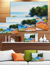 House near the Sea - Landscape Canvas Artwork