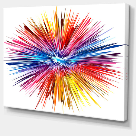 Color Explosion - Abstract Canvas Artwork