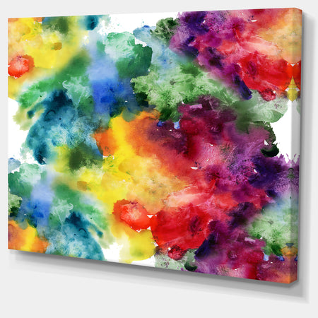 Abstract Watercolor Texture - Abstract Canvas Artwork