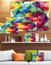 Abstract Watercolor Texture - Abstract Canvas Artwork