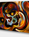 Perspectives of Inner Paint - Abstract Canvas Artwork