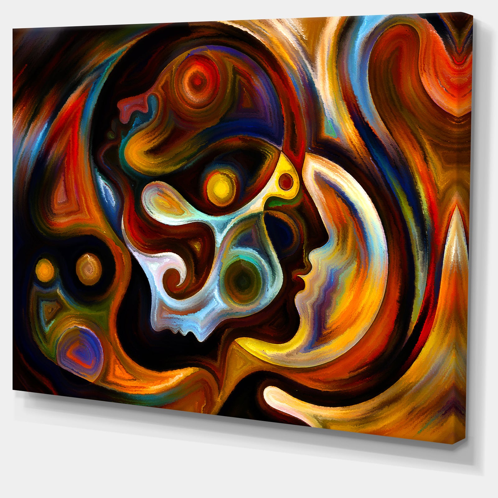 Perspectives of Inner Paint - Abstract Canvas Artwork