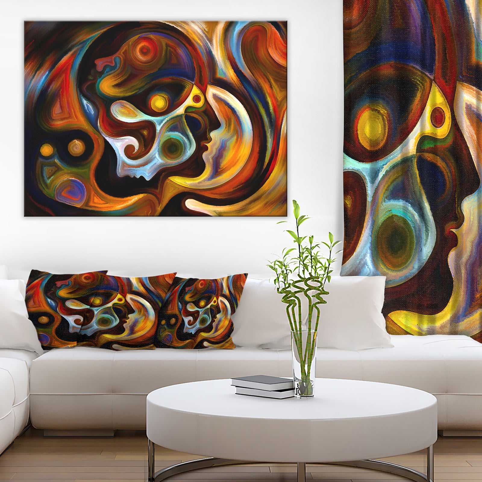 Perspectives of Inner Paint - Abstract Canvas Artwork