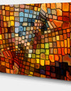 Dreaming of Stained Glass - Abstract Canvas Artwork