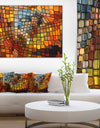 Dreaming of Stained Glass - Abstract Canvas Artwork