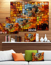 Dreaming of Stained Glass - Abstract Canvas Artwork