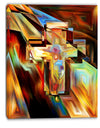 Light of the Cross - Abstract Canvas Artwork