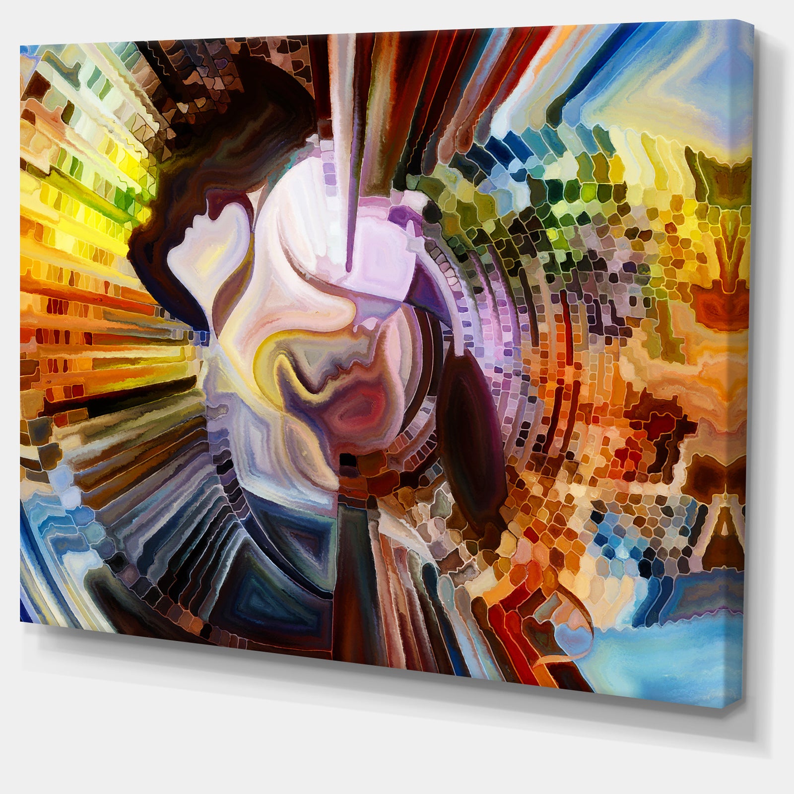 Layers of Inner Paint - Abstract Canvas Artwork