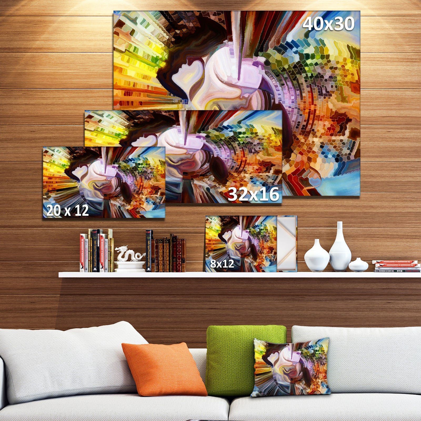 Layers of Inner Paint - Abstract Canvas Artwork