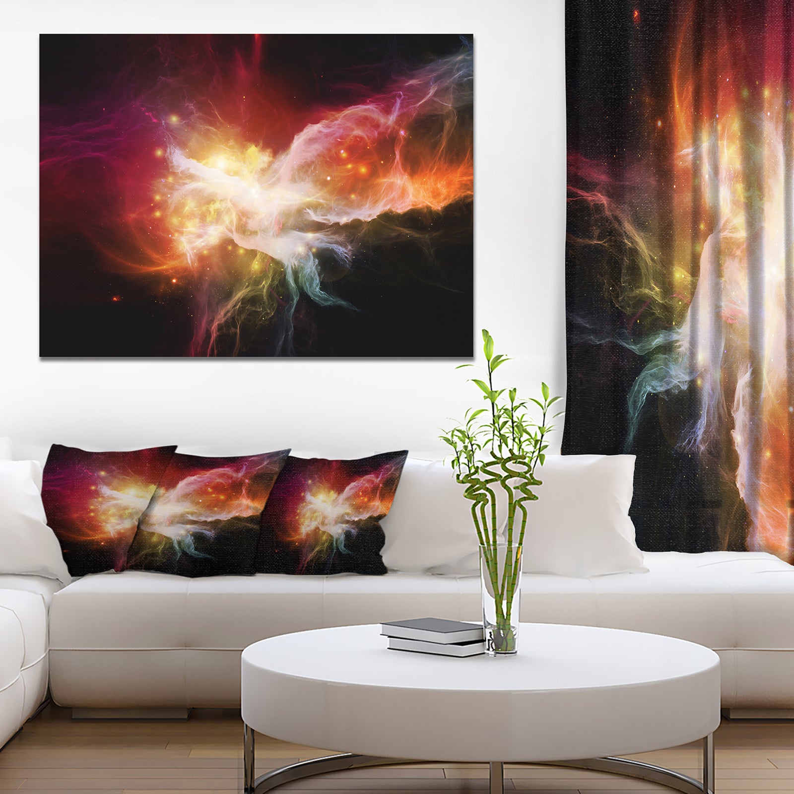 Elegance of Nebulae - Abstract Canvas Artwork