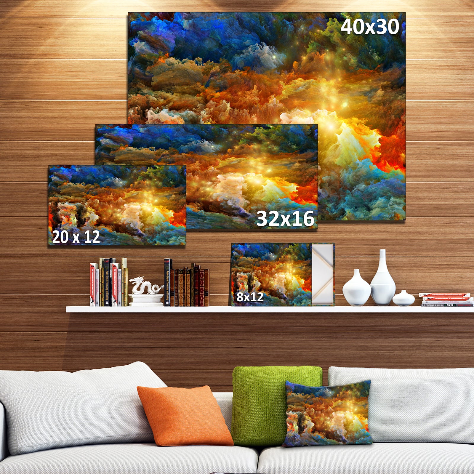 What Colors May Come - Abstract Canvas Artwork