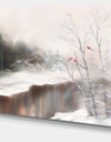 Snowy Silence - Landscape Canvas Artwork