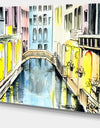 Canal in Venice - Cityscape Canvas Artwork