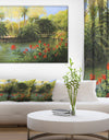 Garden of Eden - Landscape Large Canvas Print